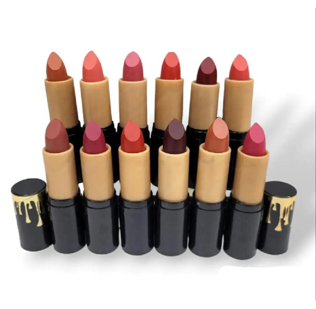 Pack Of 12 Piece Matte Lipstick Multicolour