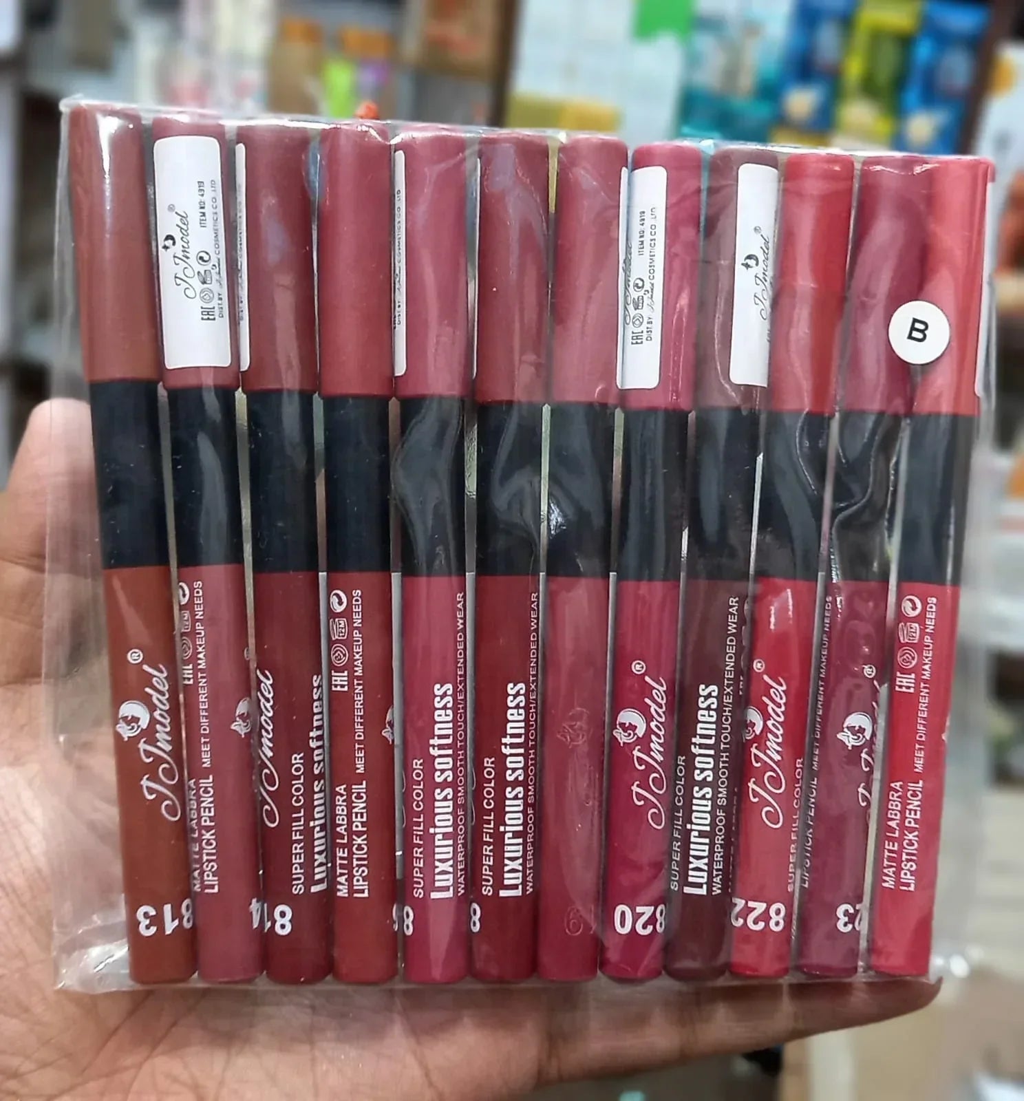 12 Pcs JJ Model Matte Jumbo Pencil