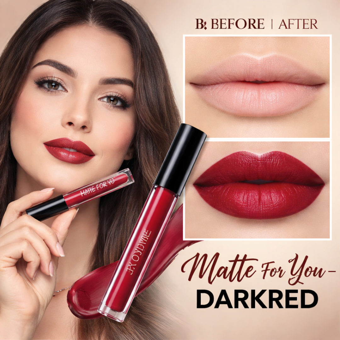 SL Basics Luxe Matte Liquid Lipstick Pack of 4 - Highly Pigmented, Smudge Proof & Long-Lasting Set