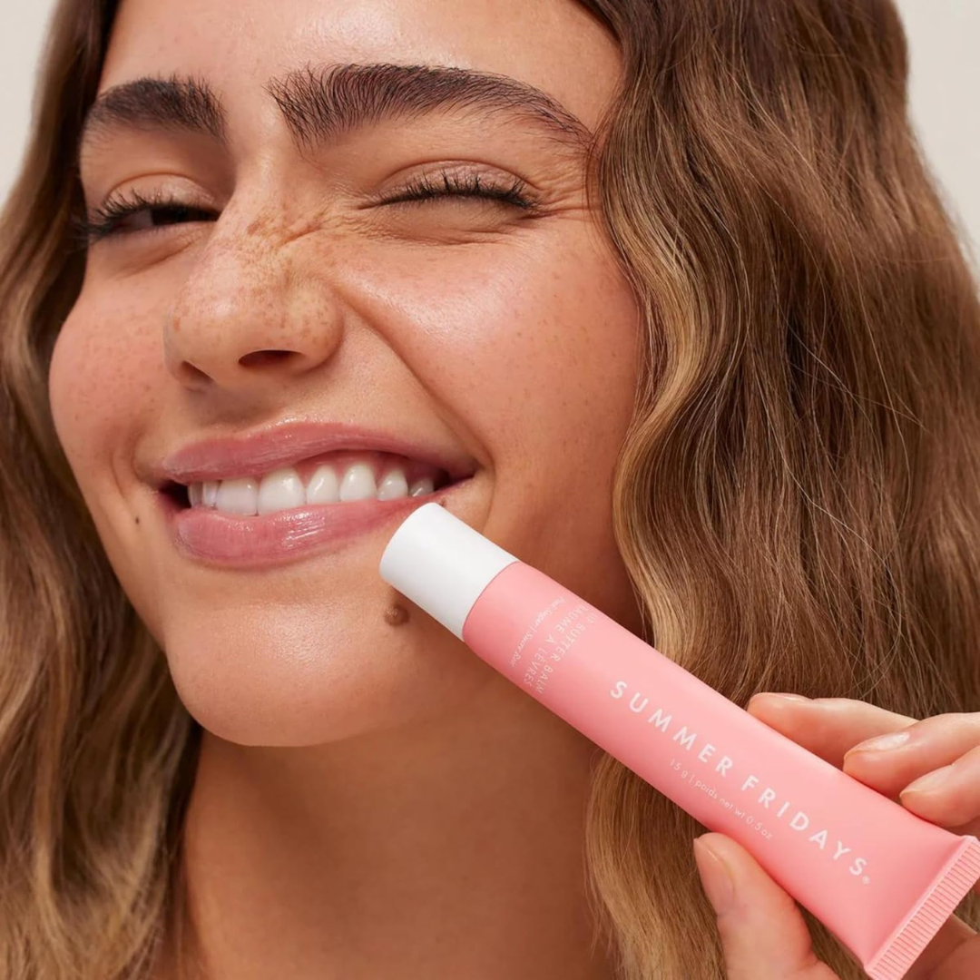 Summer Fridays Lip Butter Balm Pack of 3 | Hydrating, Moisturizing & Softening Vegan Lip Balm