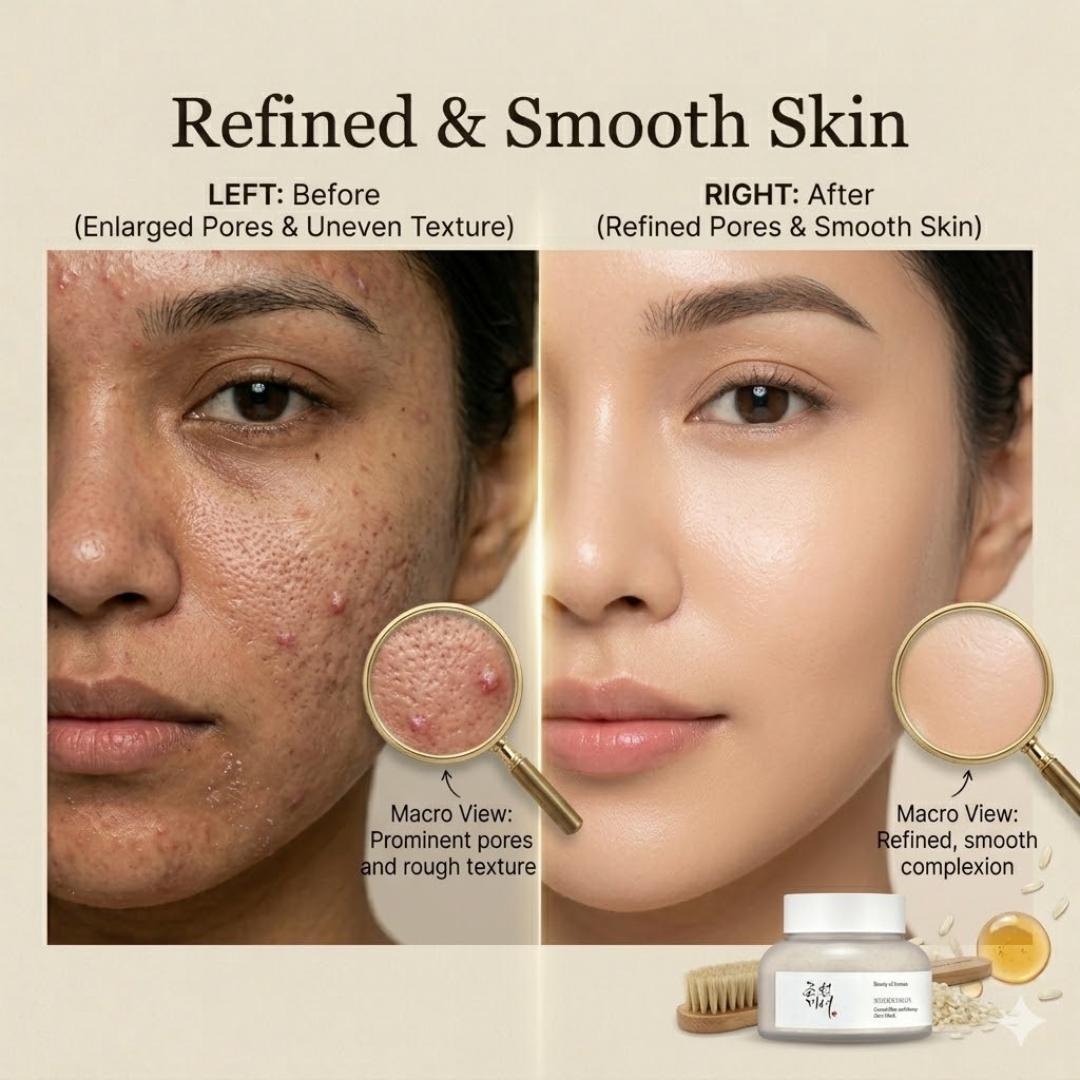 Beauty of Joseon Ground Rice and Honey Glow Mask | Gentle Exfoliation, Deep Hydration & Brightening Glow for All Skin Concerns