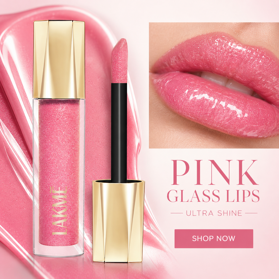 Lakmé Gloss Luxury Trio – 3D Crystal Shine – Mirror Shine, Soft Lips – Ultra Shine, Lightweight Feel