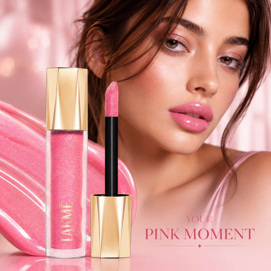 Lakmé Gloss Luxury Trio – 3D Crystal Shine – Mirror Shine, Soft Lips – Ultra Shine, Lightweight Feel