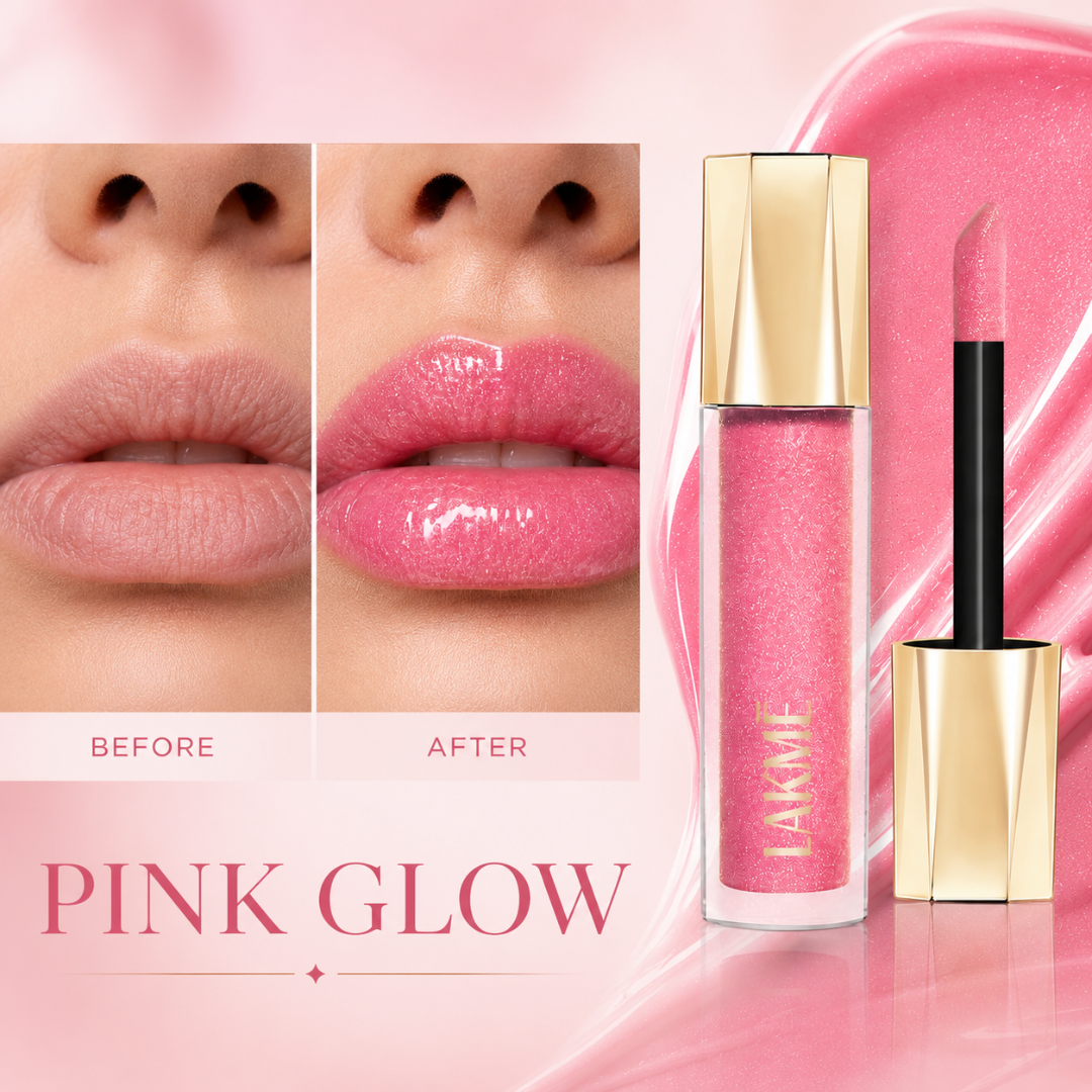 Lakmé Gloss Luxury Trio – 3D Crystal Shine – Mirror Shine, Soft Lips – Ultra Shine, Lightweight Feel