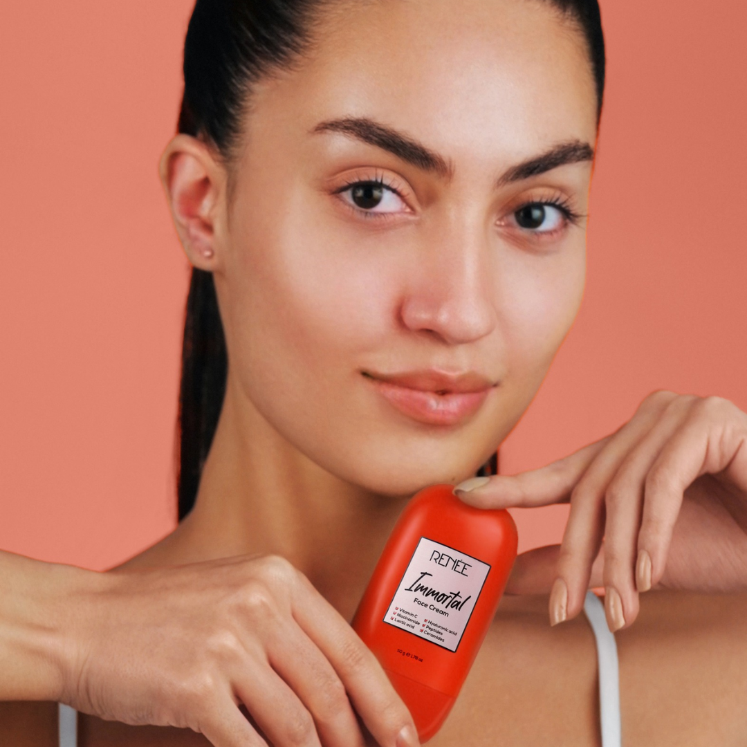 RENEE Immortal Face Cream | All-in-One Brightening & Anti-Aging Moisturizer | Repairs Skin Barrier, Hydrates, Evens Tone