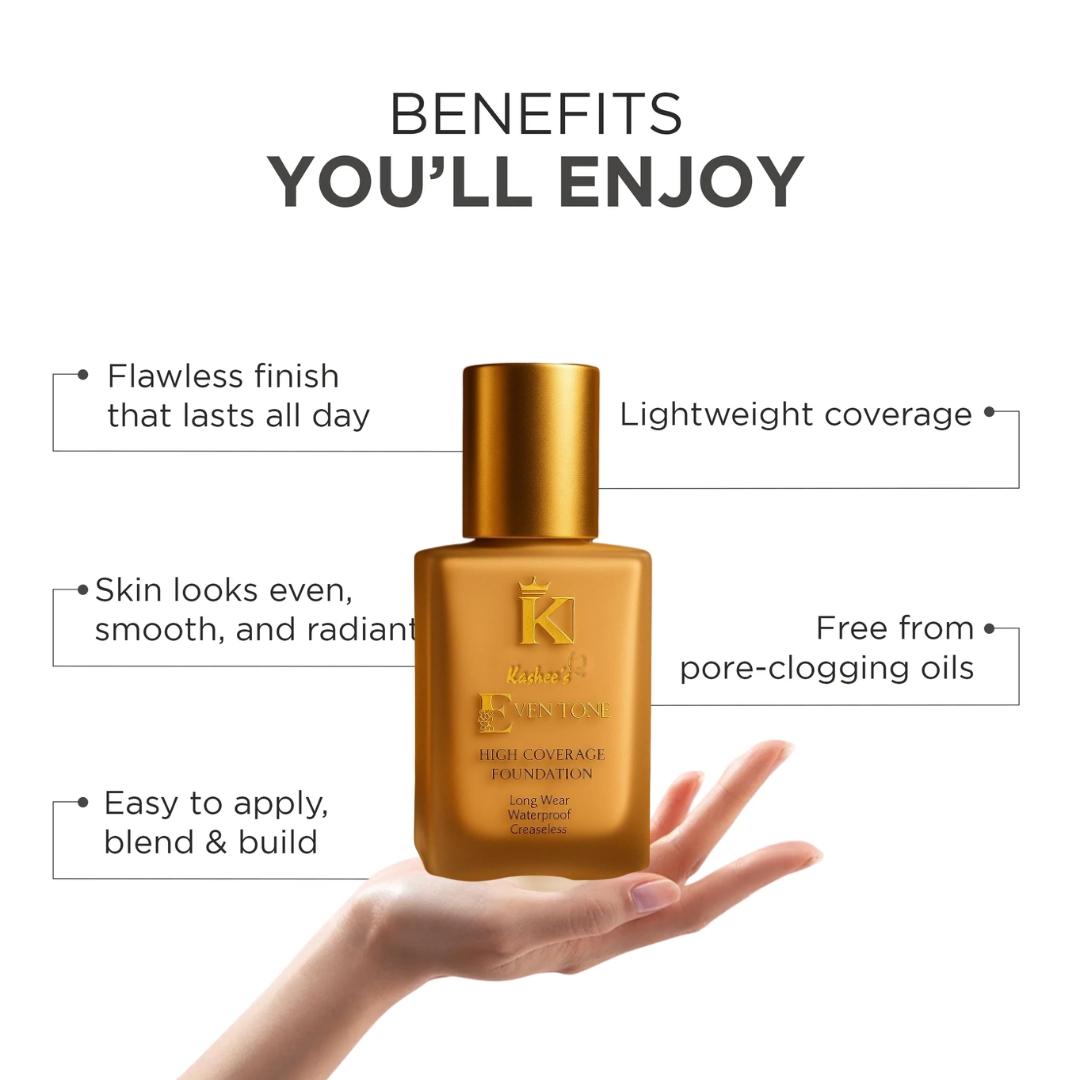 Kashe's Glass Skin Perfection Kit (Foundation, Blush & Lip Balm)