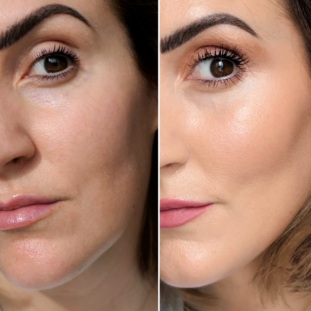 Flicka Perfect Glow Trio | Silk Touch Milk-Cream Primer + High Coverage HD Foundation with SPF | Pore-Blurring, 16H Long-Wear & Airbrush Finish