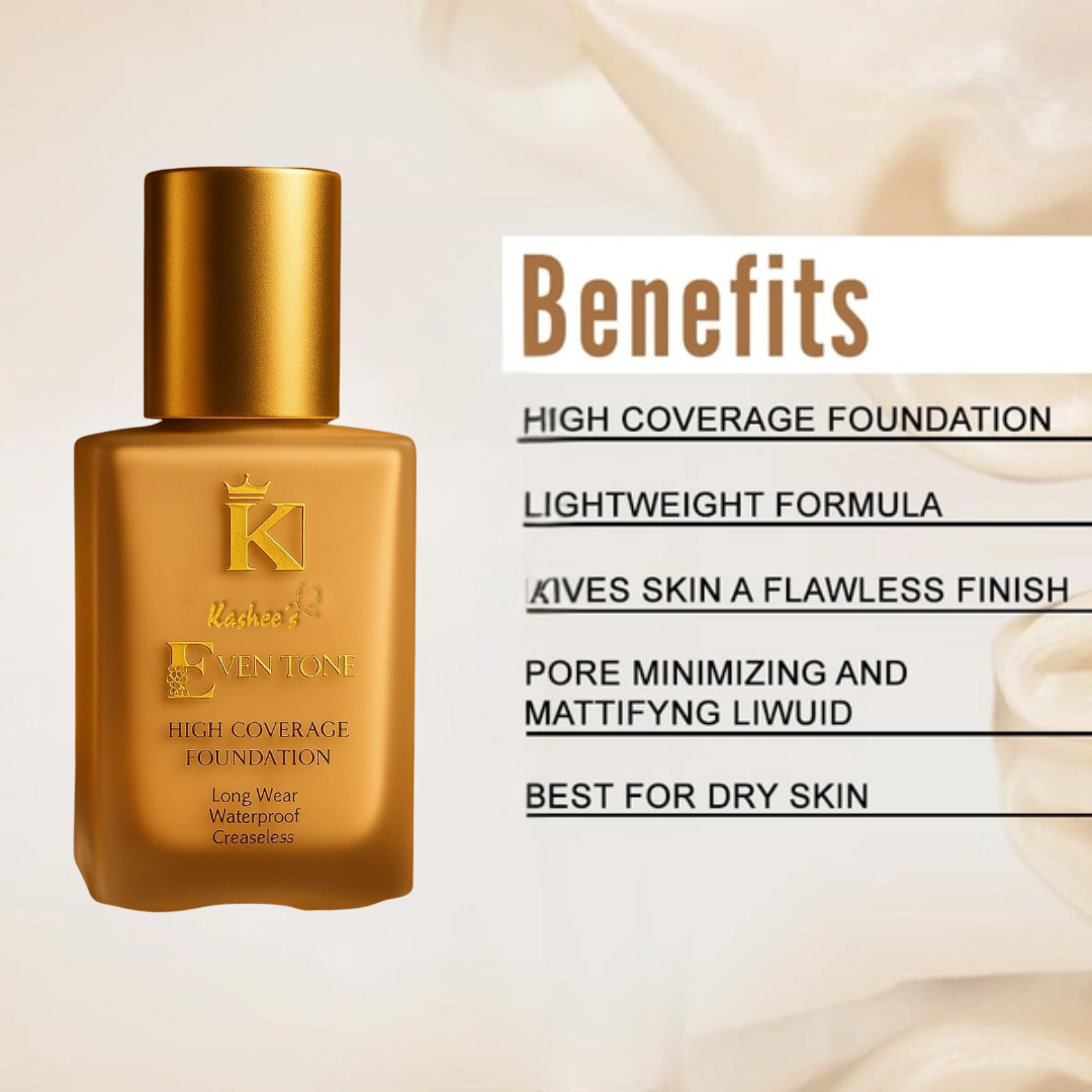 Kashe's Glass Skin Perfection Kit (Foundation, Blush & Lip Balm)