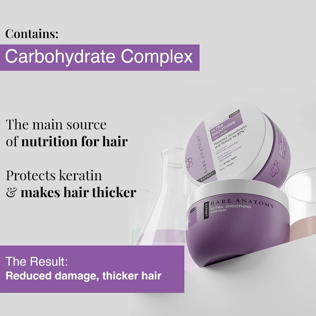 Bare Anatomy Ultra Smoothing Hair Mask - Keratin Treatment at Home