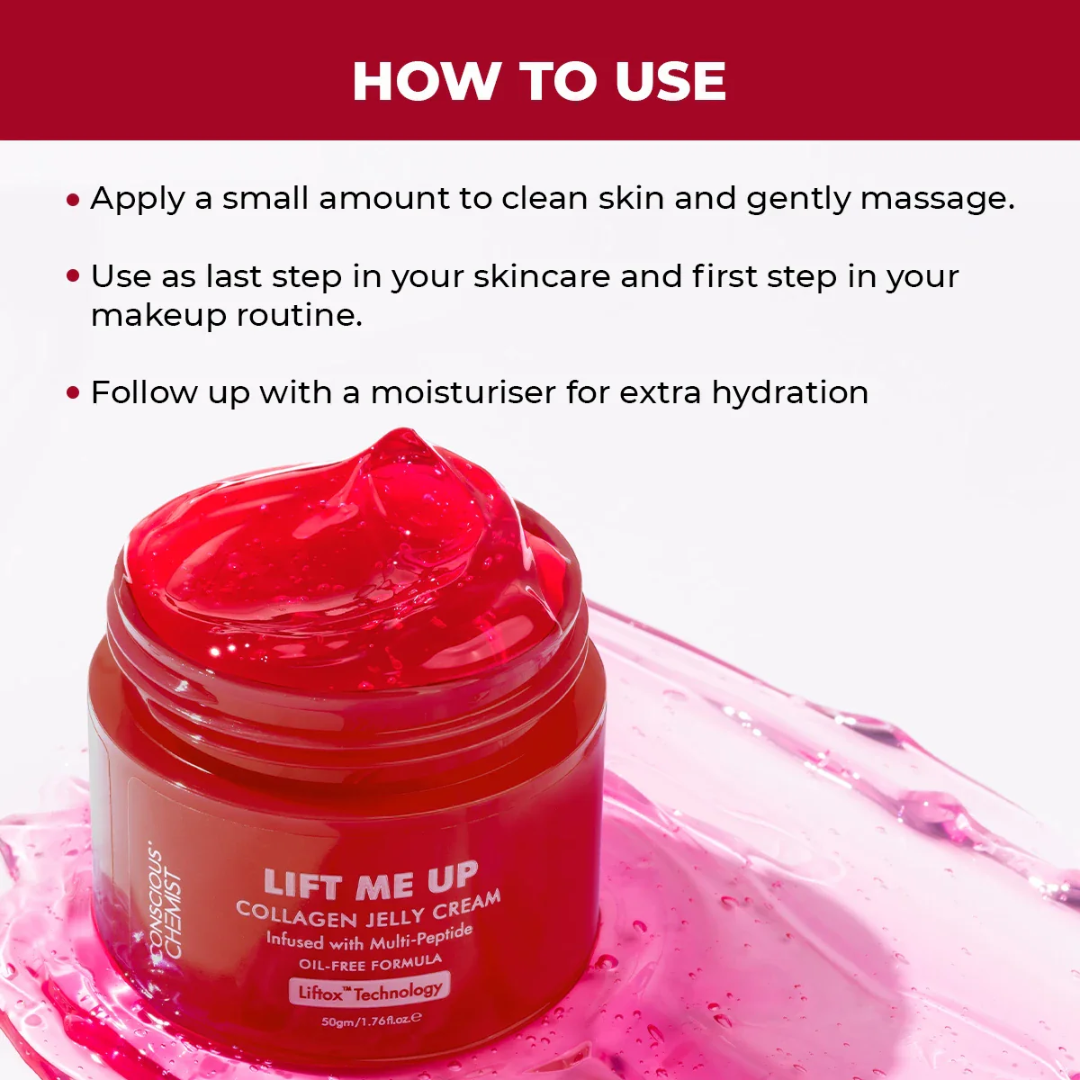 Lift Me Up Collagen Jelly Cream | Immediate Tightening Effect | Collagen & Multi-Peptide Firming Cream