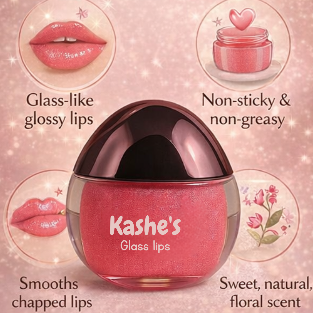 Kashe's Glass Skin Perfection Kit (Foundation, Blush & Lip Balm)