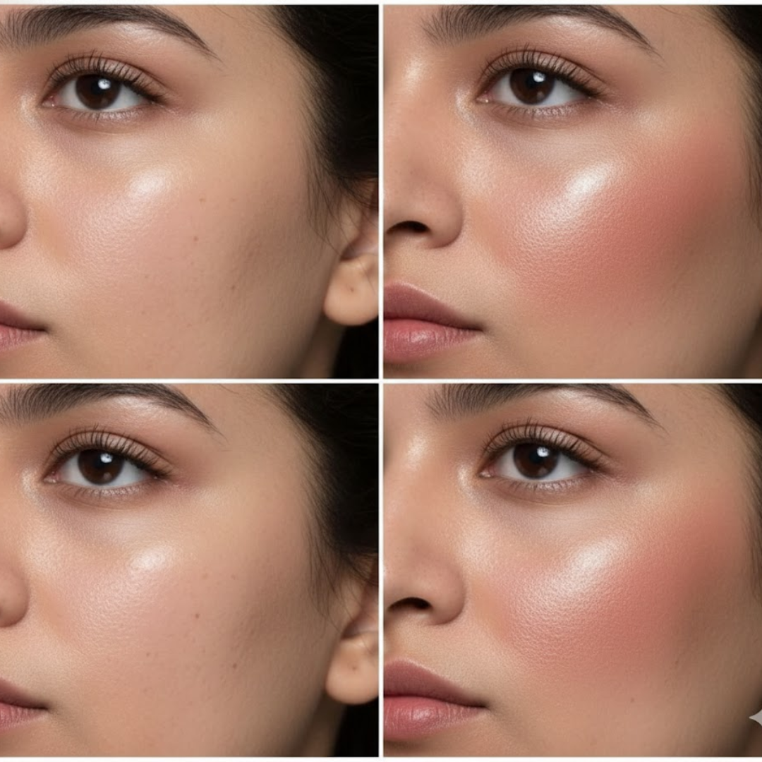 Kashe's Glass Skin Perfection Kit (Foundation, Blush & Lip Balm)