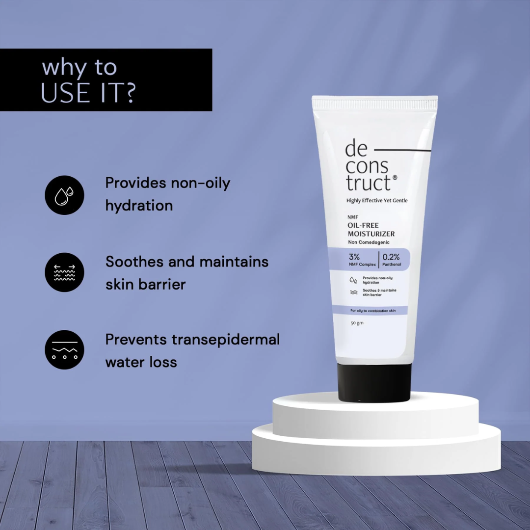 Oil-Free Moisturizer - Quick absorb & instant glow + hydration