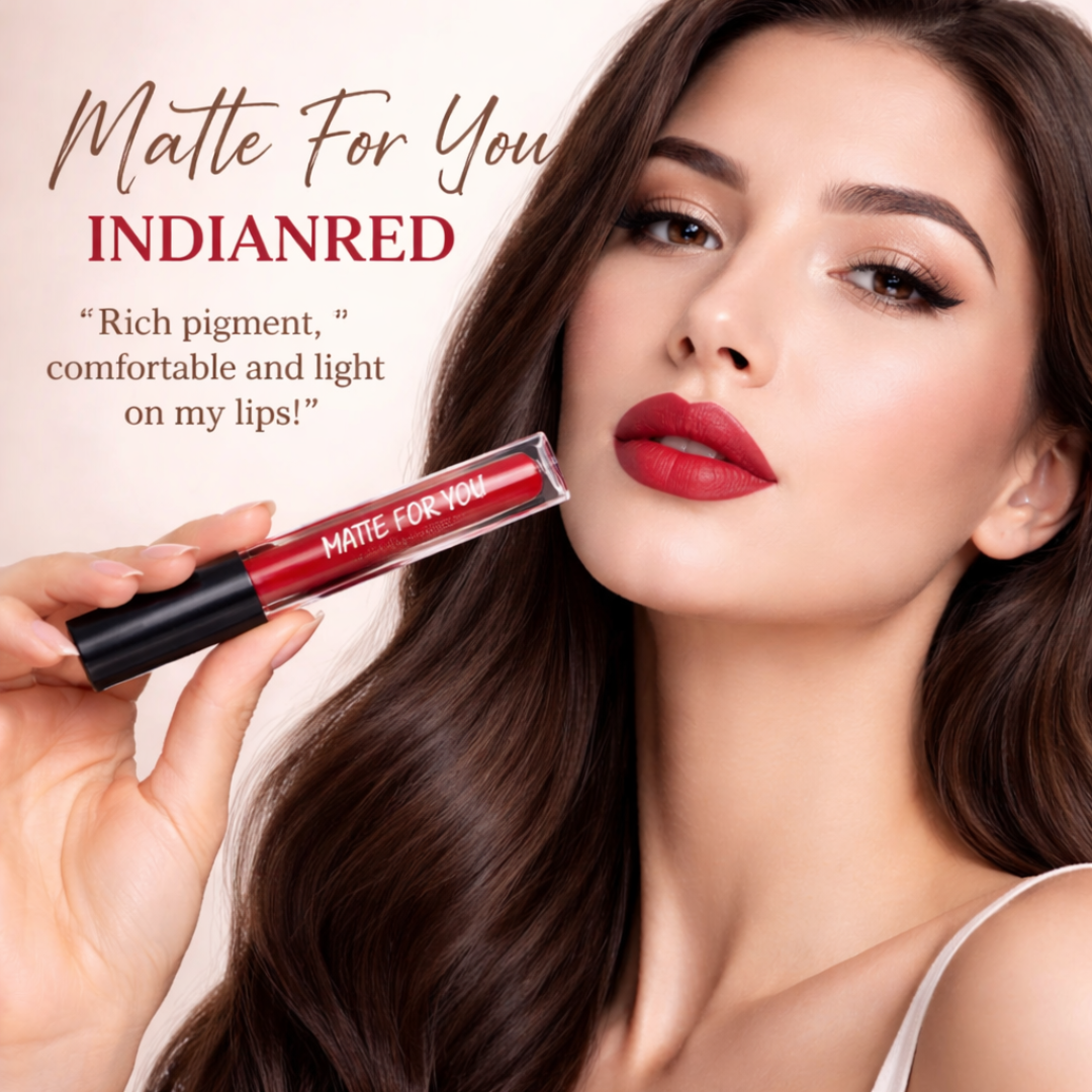 SL Basics Luxe Matte Liquid Lipstick Pack of 4 - Highly Pigmented, Smudge Proof & Long-Lasting Set