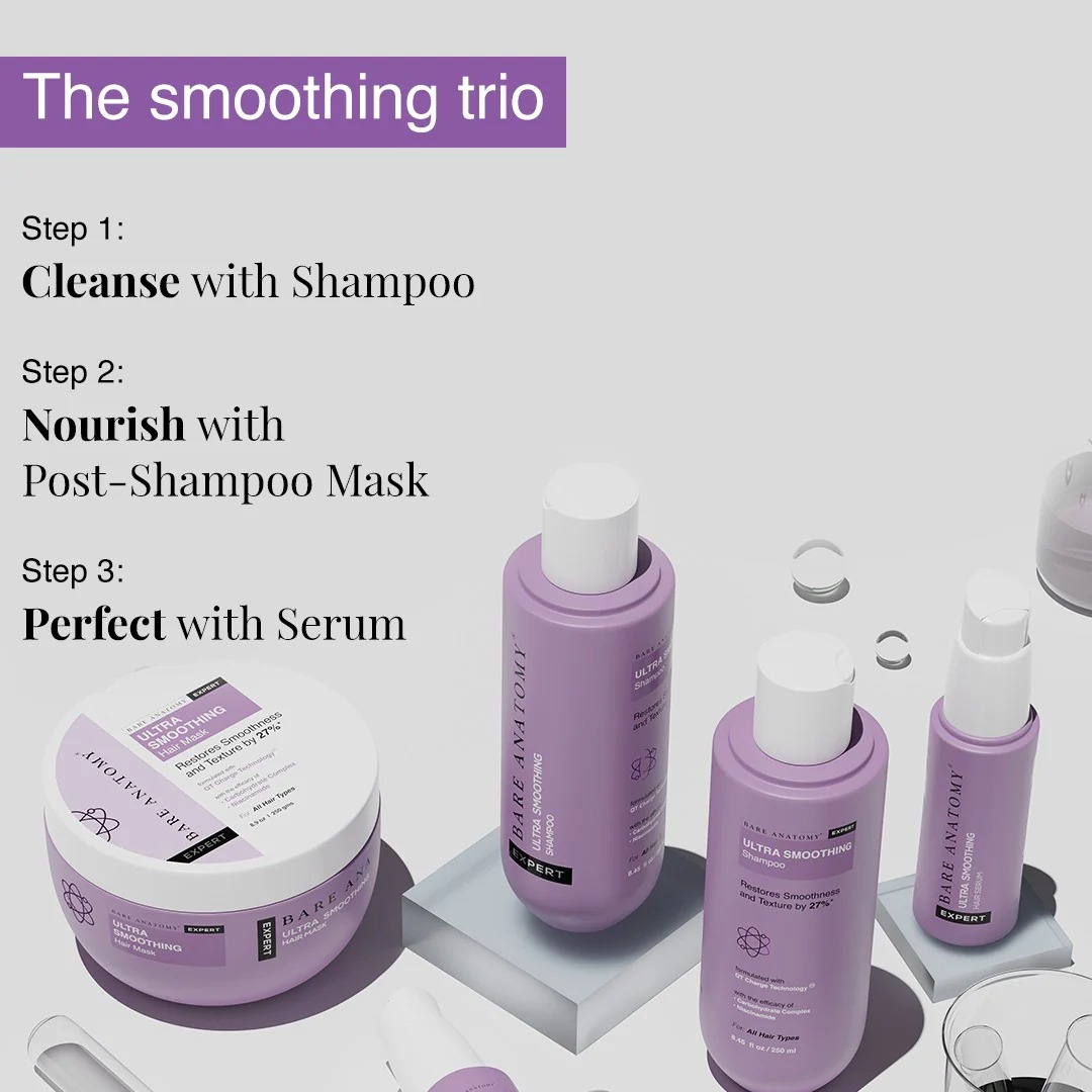 Bare Anatomy Ultra Smoothing Hair Mask - Keratin Treatment at Home