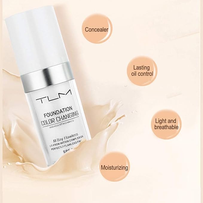 Flawless Makeup Deal: Buy 1 TLM Foundation & Get Free Blending Brush + Pen Eyeliner