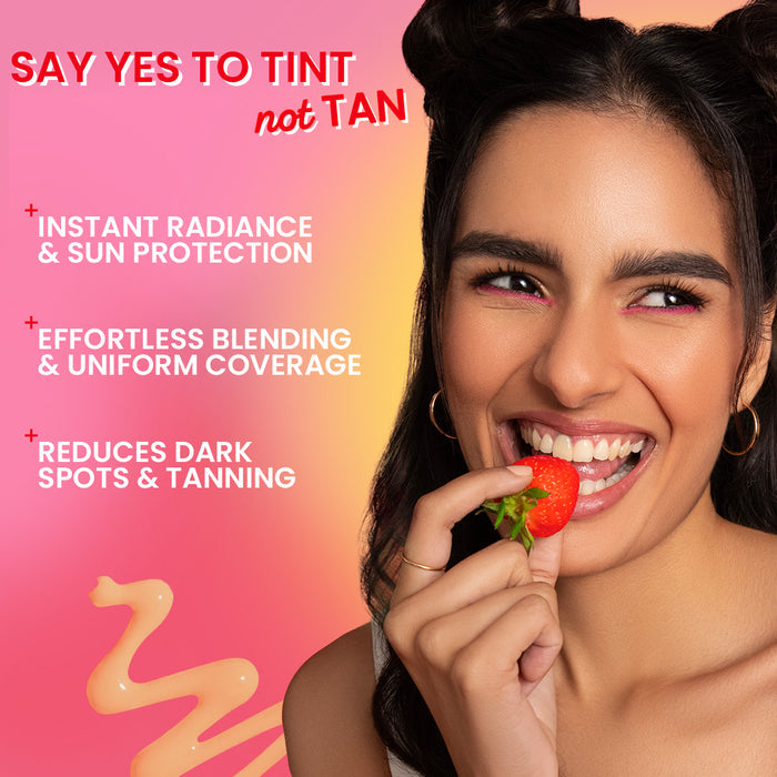 Tinted Sunscreen - Skincare with Makeup (Foundation, Concealer, Moisturizer, Glass Skin and Glow- All in One)