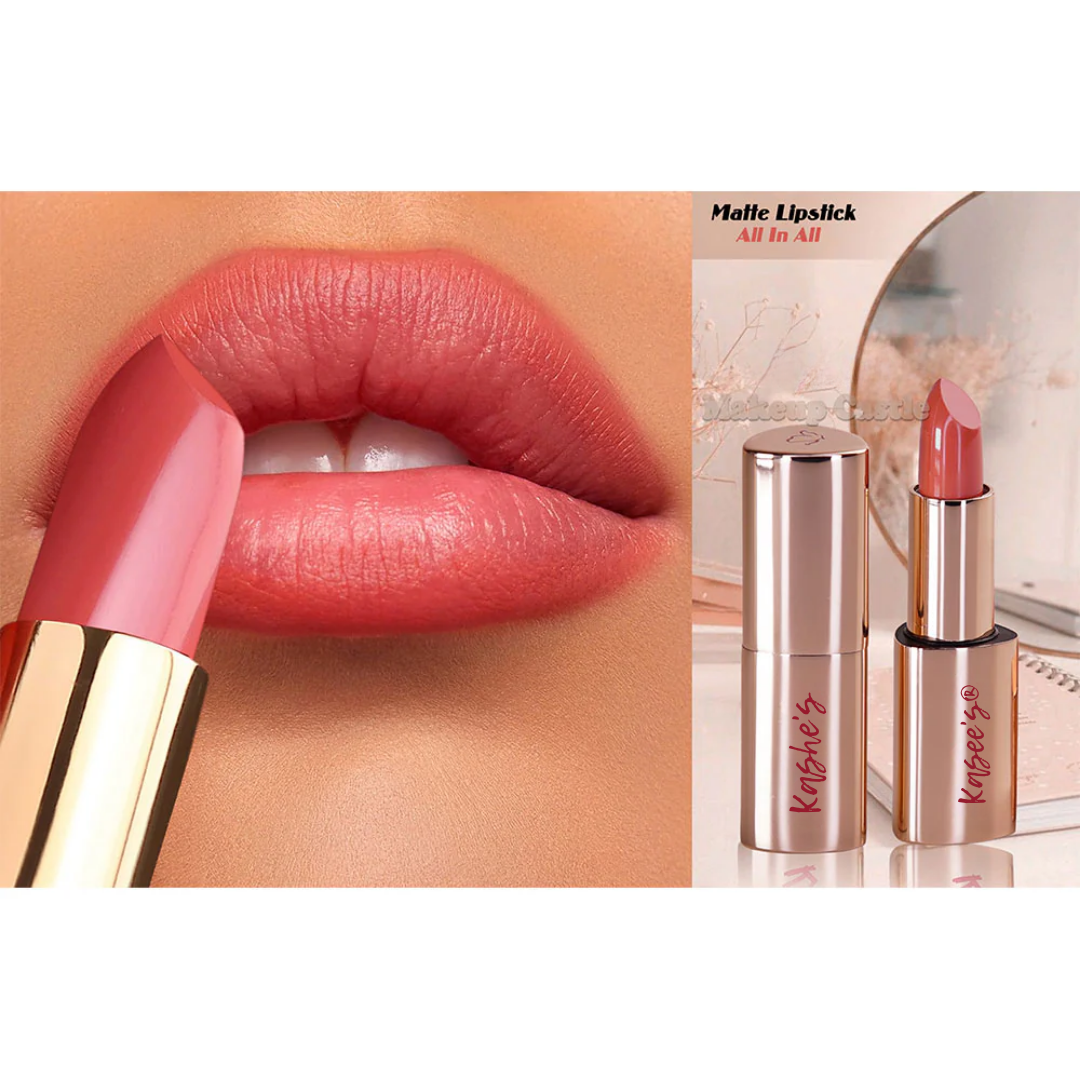 Kashe's Luxe Lipstick Collection | Matte Lipstick Set | Irresistible Shades for Every Occasion