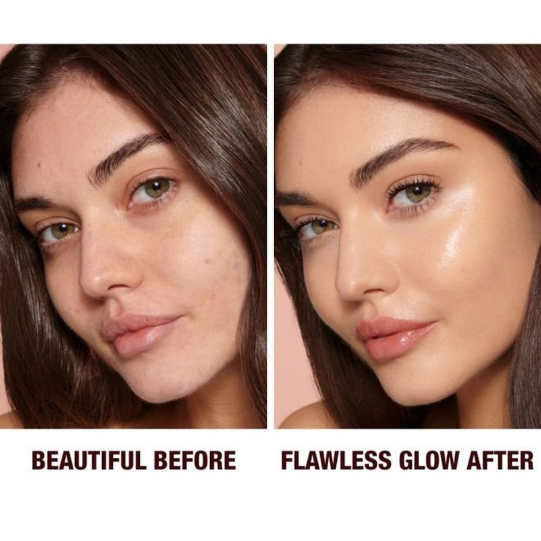 Guerlain Terracotta Le Teint Glow – Healthy Glow, Naturally You – Hydrating, Lightweight & Long-Lasting Foundation – Natural Glow Finish – With Glycerin, Vitamin E, White Flower Extract & Argan Oil