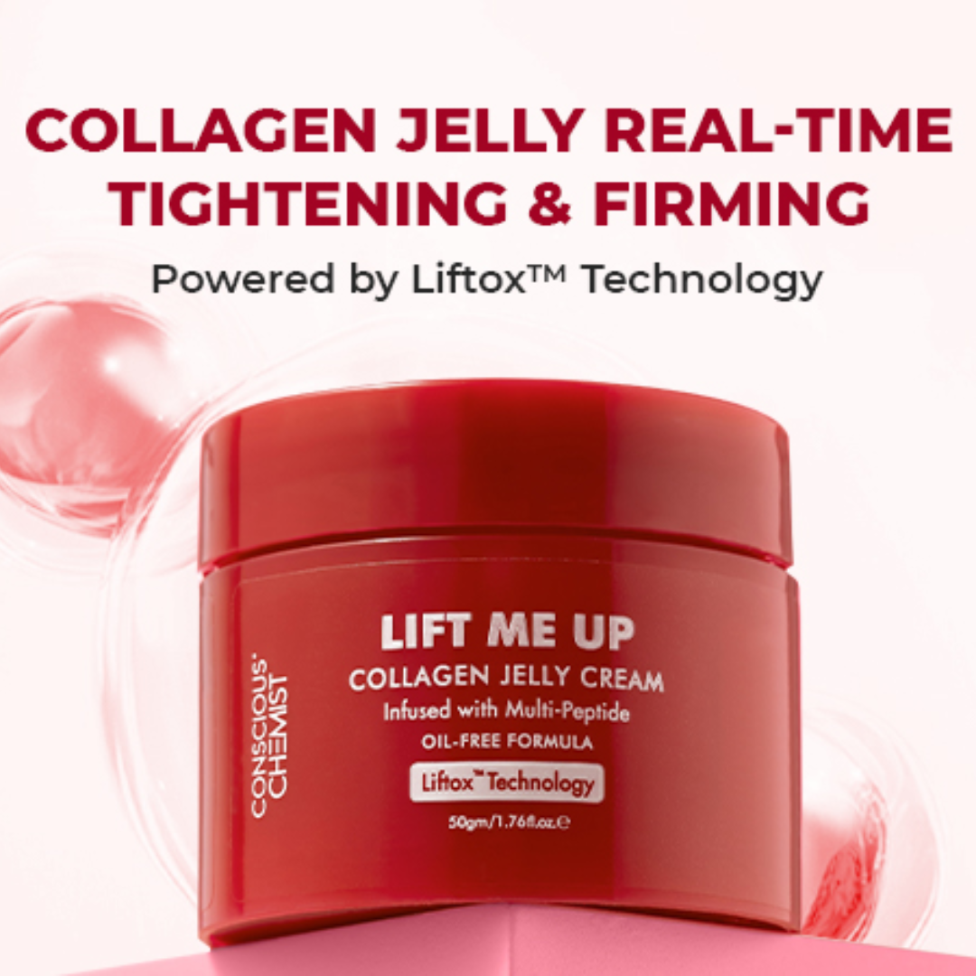 Lift Me Up Collagen Jelly Cream | Immediate Tightening Effect | Collagen & Multi-Peptide Firming Cream