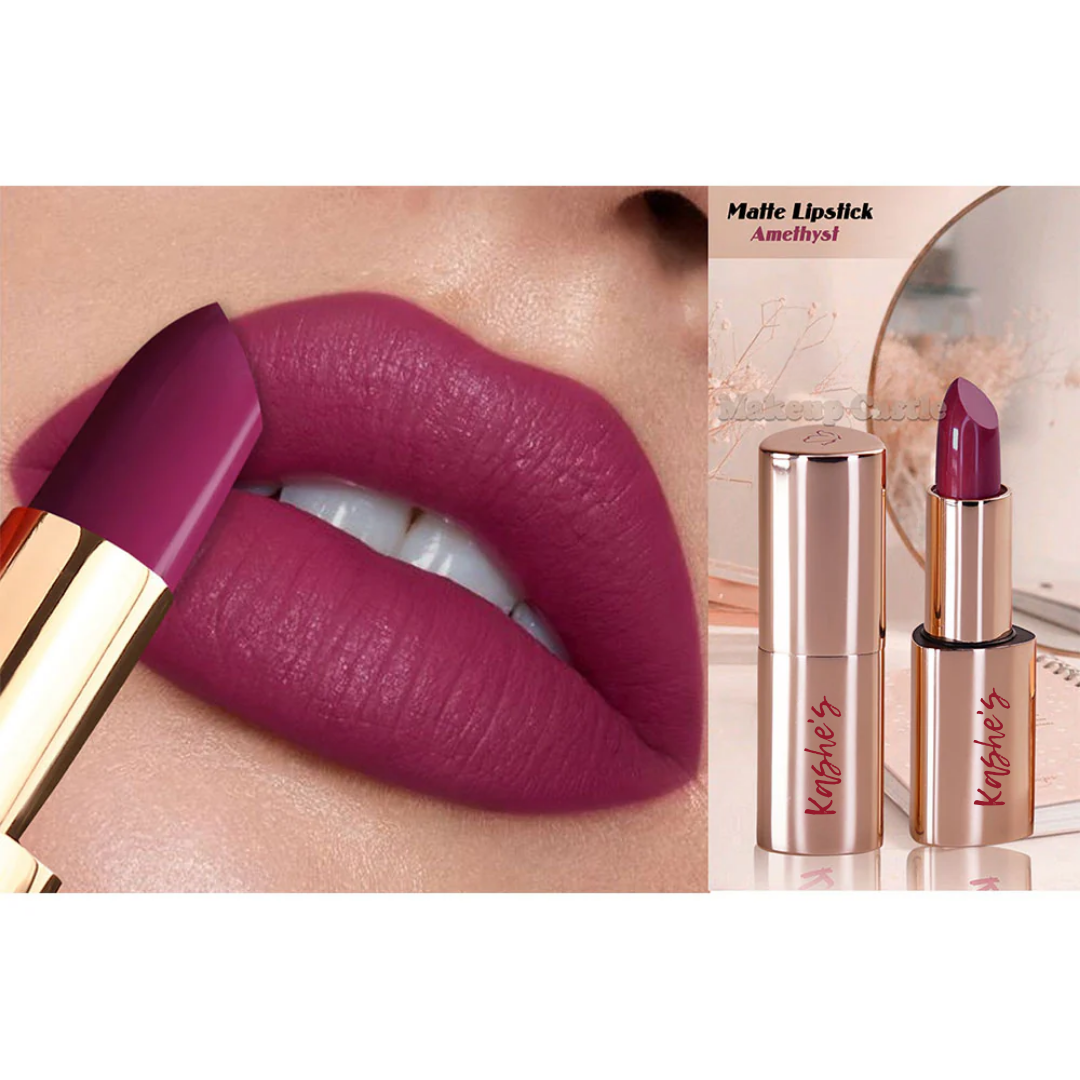 Kashe's Luxe Lipstick Collection | Matte Lipstick Set | Irresistible Shades for Every Occasion