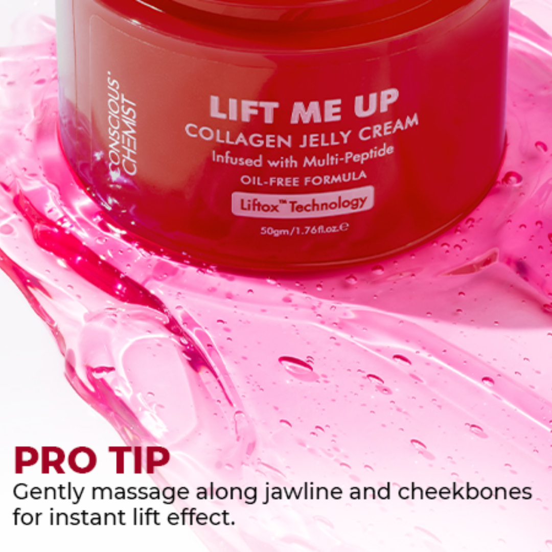Lift Me Up Collagen Jelly Cream | Immediate Tightening Effect | Collagen & Multi-Peptide Firming Cream