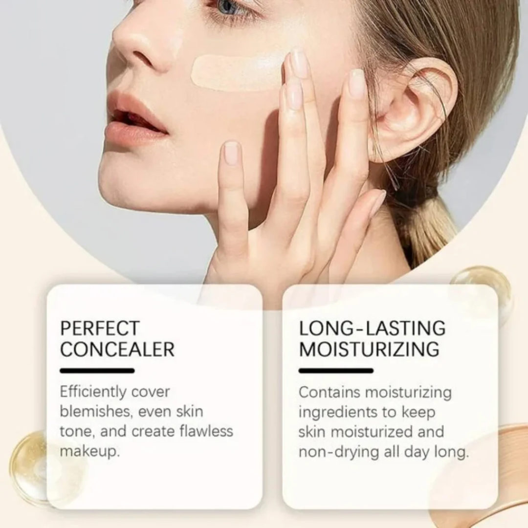Kashe's Glass Skin Perfection Kit (Foundation, Blush & Lip Balm)