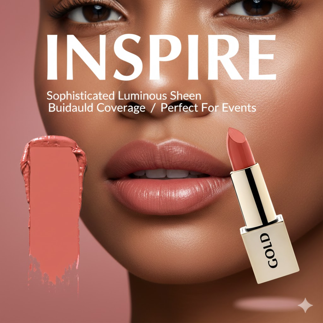 24K Gold & Roses Luxe Lustre Lipstick | Hydrating Radiant Finish, Long-Lasting Shine & Velvety Smooth