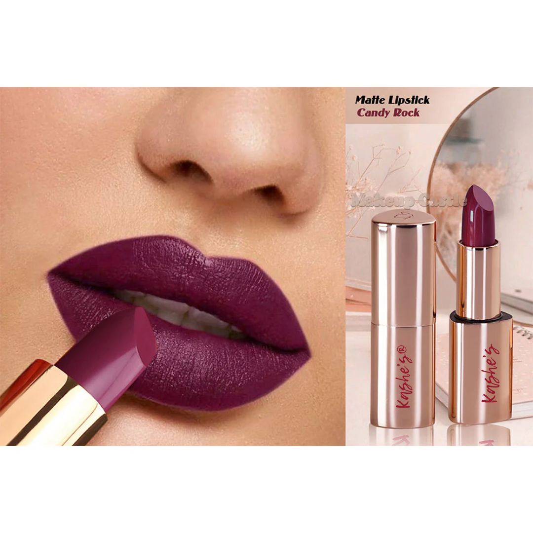 Kashe's Luxe Lipstick Collection | Matte Lipstick Set | Irresistible Shades for Every Occasion