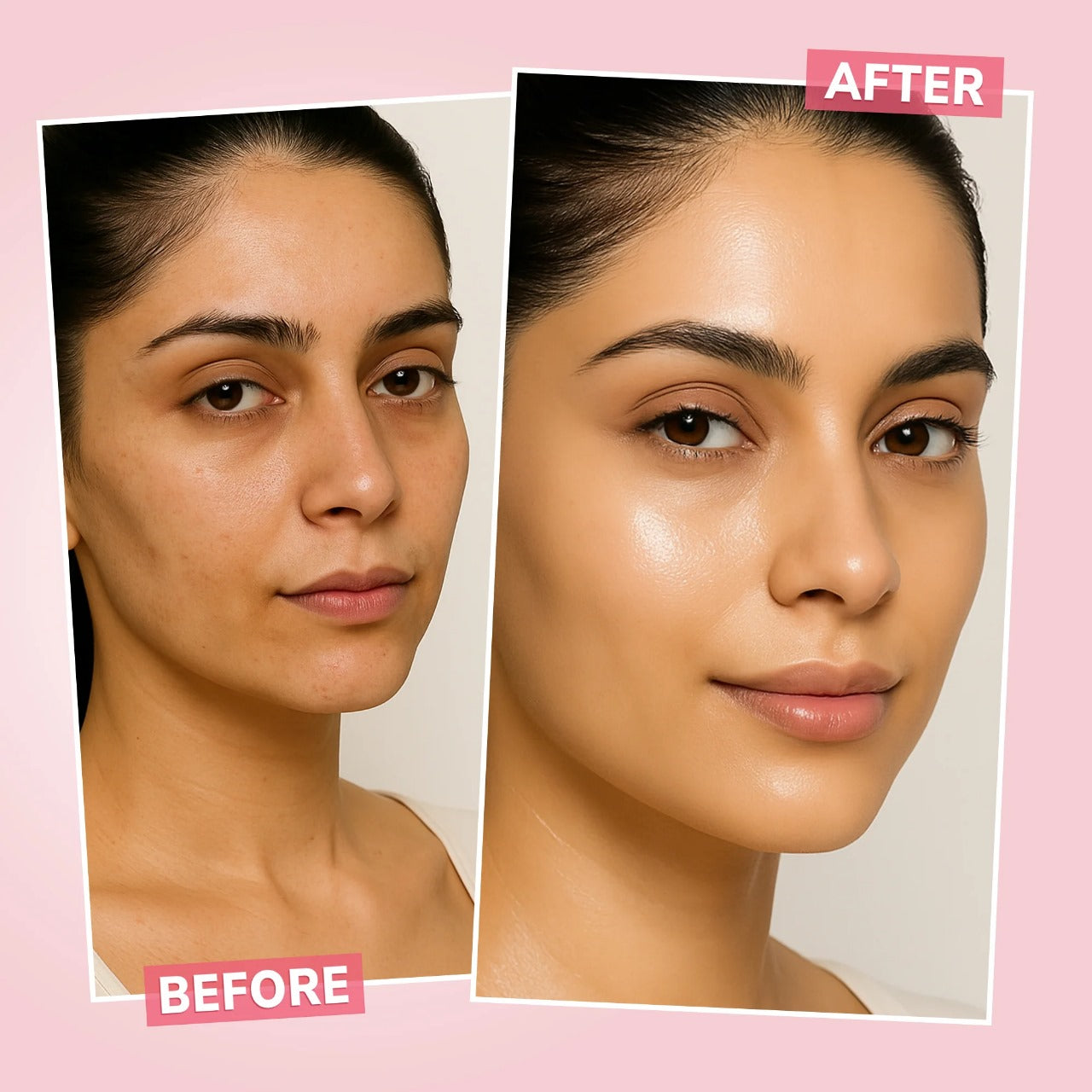 Suroskie Face Prep Bundle (Moisturizer Cum Primer + Rose Mist) - Flawless, Dewy & Long-lasting Makeup - Pore Minimizer & hydration (Best for all Skin Types)