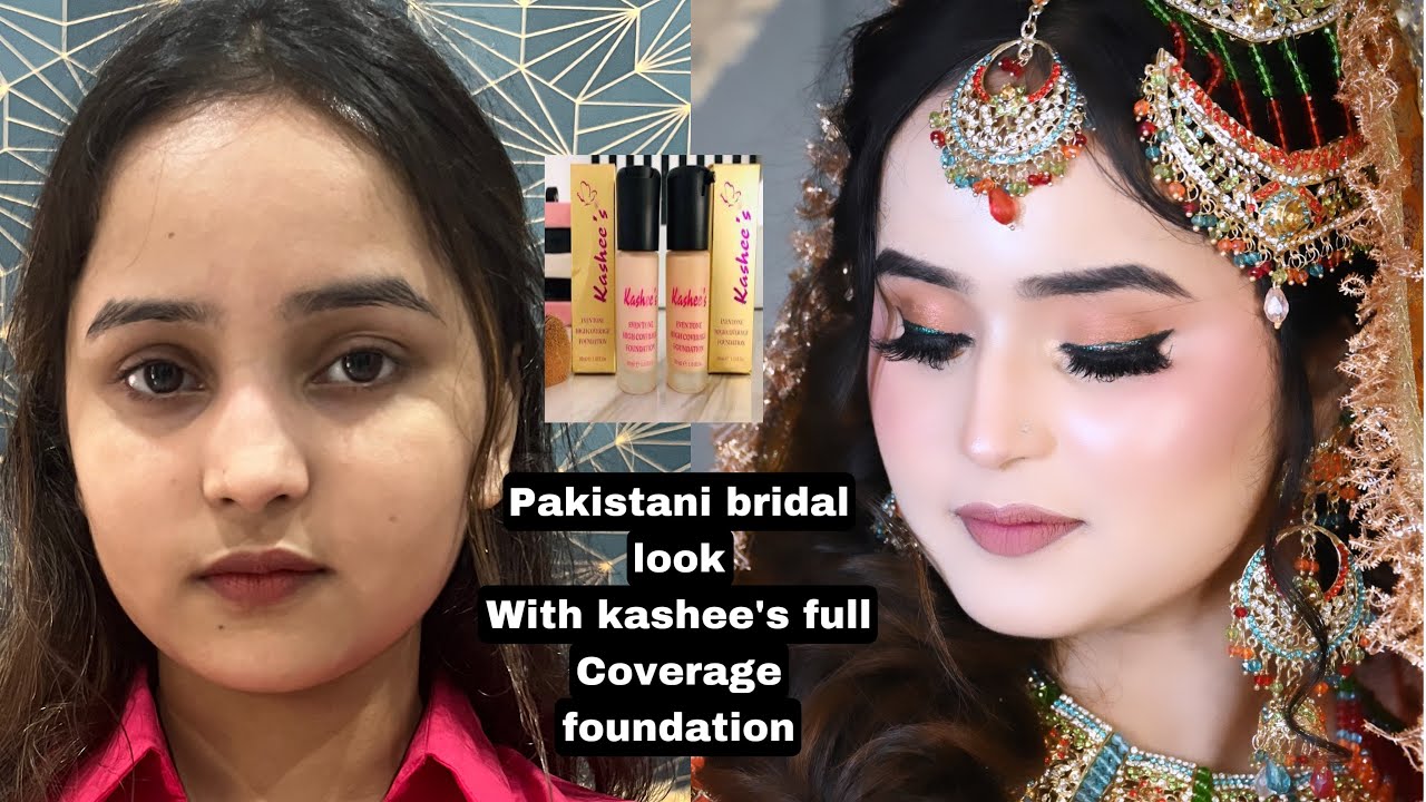 Kashee’s Flawless Trio – High-Coverage Foundation, Concealer & Pro Brush